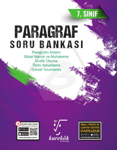 Karekök Yayınları 7. Sınıf LGS Paragraf Soru Bankası Komisyon