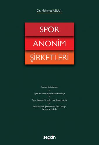 Spor Anonim Şirketleri Mehmet Aslan