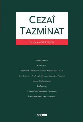 Cezaî Tazminat Özden Özer Taşkın