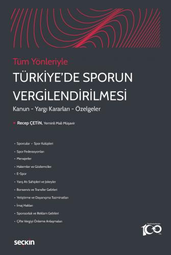 Türkiye'de Sporun Vergilendirilmesi Recep Çetin