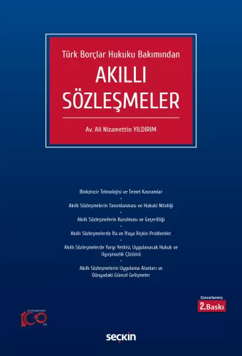 Akıllı Sözleşmeler Ali Nizamettin Yıldırım