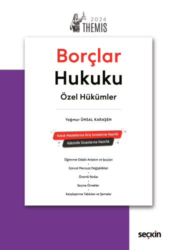 Themis Borçlar Hukuku Özel Hükümler Konu Kitabı Yağmur Ünsal Karaşen