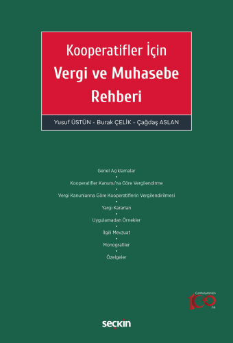 Kooperatifler İçin Vergi ve Muhasebe Rehberi Yusuf Üstün