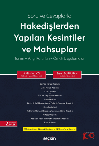 Hakedişlerden Yapılan Kesintiler ve Mahsuplar Ersan Durulgan