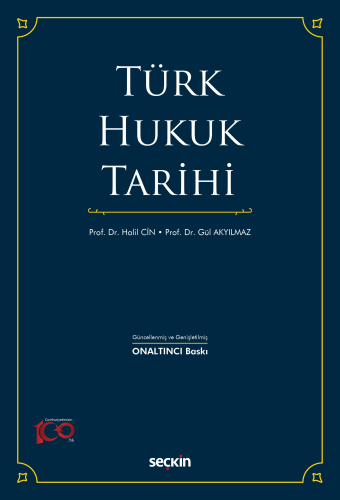 Türk Hukuk Tarihi Halil Cin