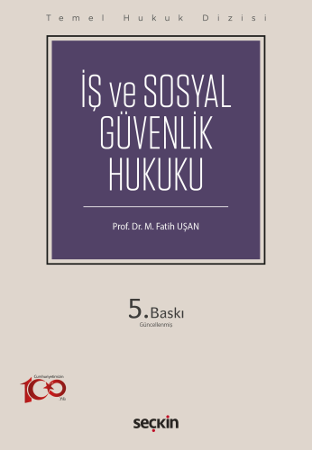 İş ve Sosyal Güvenlik Hukuku (THD) Canan Erdoğan