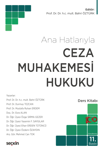 Ceza Muhakemesi Hukuku (Ana Hatlarıyla) Bahri Öztürk