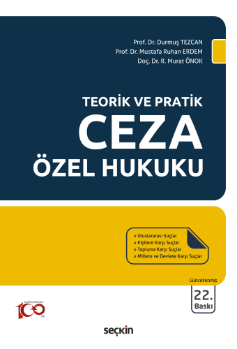 Ceza Özel Hukuku Durmuş Tezcan