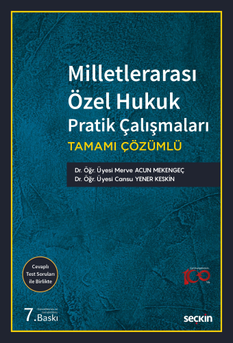 Milletlerarası Özel Hukuk Pratik Çalışmaları Merve Acun Mekengeç