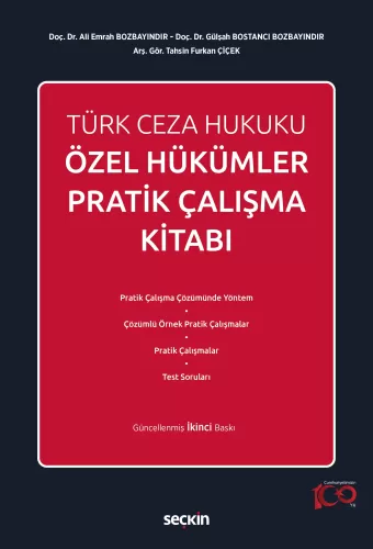 Türk Ceza Hukuku Özel Hükümler Pratik Çalışma Kitabı Gülşah Bostancı B