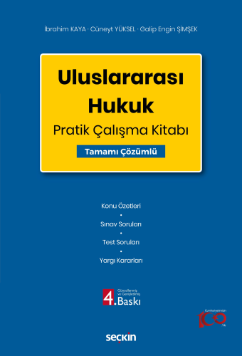 Uluslararası Hukuk Pratik Çalışma Kitabı İbrahim Kaya