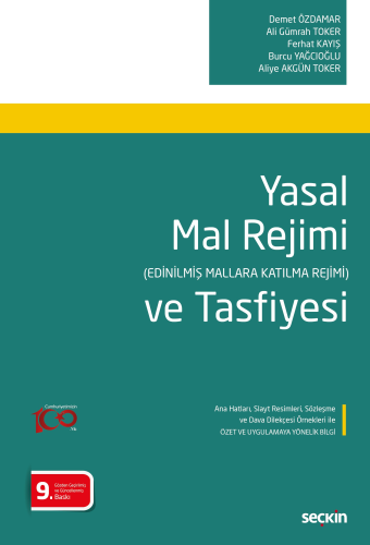 Yasal Mal Rejimi ve Tasfiyesi Demet Özdamar