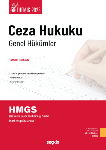 Themis Ceza Hukuku Genel Hükümler İsmail Ercan