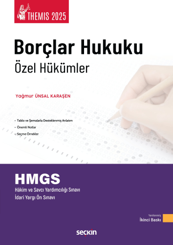 HMGS, Hakimlik Sınavları, - Seçkin Yayınları - Themis Borçlar Hukuku Ö