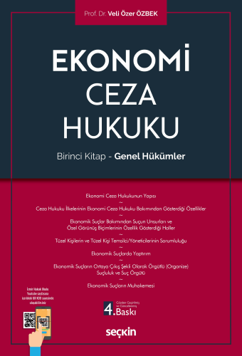 Hukuk Kitapları, - Seçkin Yayınları - Ekonomi Ceza Hukuku