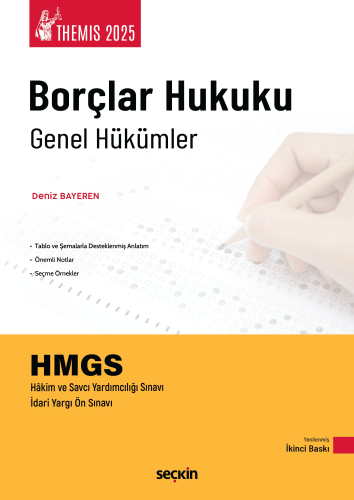 HMGS, Hakimlik Sınavları, - Seçkin Yayınları - Themis Borçlar Hukuku G