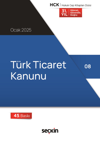 Kanun Kitapları, - Seçkin Yayınları - Türk Ticaret Kanunu (Cep Kitabı)