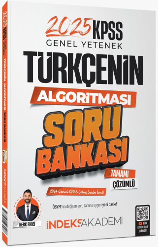 İndeks Akademi 2025 KPSS Türkçenin Algoritması Soru Bankası Çözümlü Be