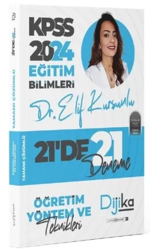 Dijika Yayınları 2024 KPSS Eğitim Bilimleri Öğretim Yöntem ve Teknikle