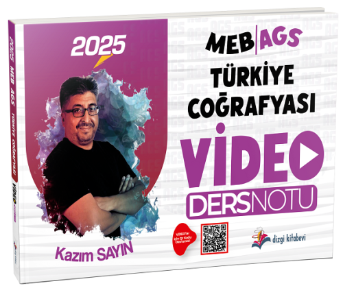 Dizgi Kitap Yayınları 2025 MEB AGS Türkiye Coğrafyası Video Ders Notla