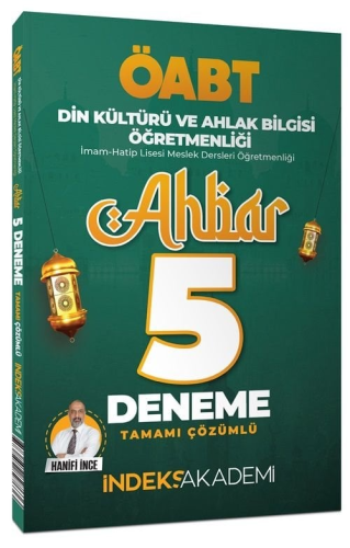 İndeks Akademi ÖABT Din Kültürü ve Ahlak Bilgisi Ahbar 5 Deneme Çözüml