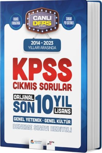 Akademi Denizi KPSS Lisans Genel Kültür Genel Yetenek Son 10 Yıl Çıkmı