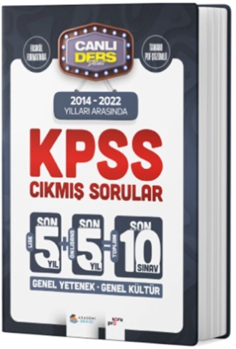 Akademi Denizi 2024 KPSS Lise Ön Lisans Genel Yetenek Genel Kültür Son