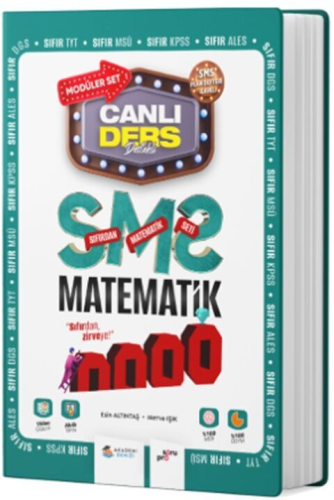 Akademi Denizi KPSS Sıfırdan Matematik Canlı Ders Modüler Set Esin Alt