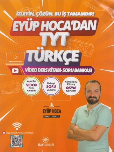 Alan Yayınları Eyüp Hocadan TYT Türkçe Video Ders Kitabı Eyüp Hoca