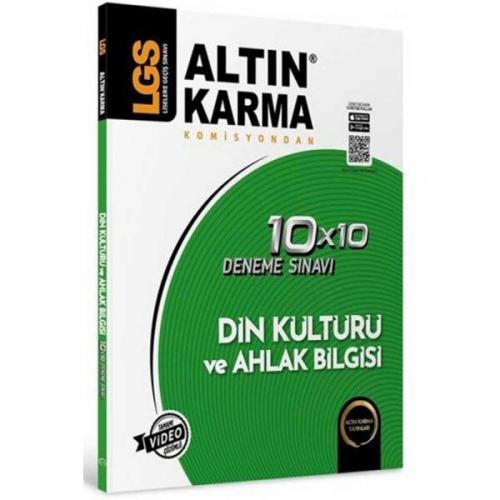 Altın Karma 8. Sınıf LGS Din Kültürü ve Ahlak Bilgisi 10 x 10 Deneme K