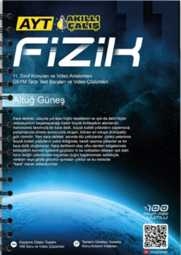 Altuğ Güneş AYT Fizik 1. Kitap Altuğ Güneş