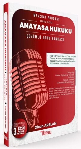 Anayasa Hukuku Mevzuat Podcast Soru Bankası Çözümlü Okan Arslan