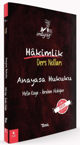 HMGS, Hakimlik Sınavları, - Temsil Kitap - İmtiyaz Anayasa Hukuku Haki