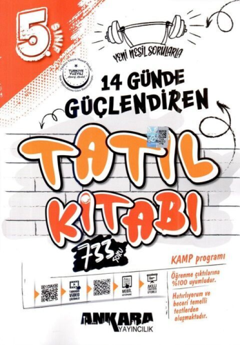 Ankara Yayıncılık 5. Sınıf 14 Günde Güçlendiren Tatil Kitabı Komisyon