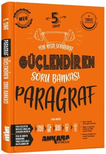 Ankara Yayıncılık 5. Sınıf Paragraf Güçlendiren Soru Bankası Eren Akyü