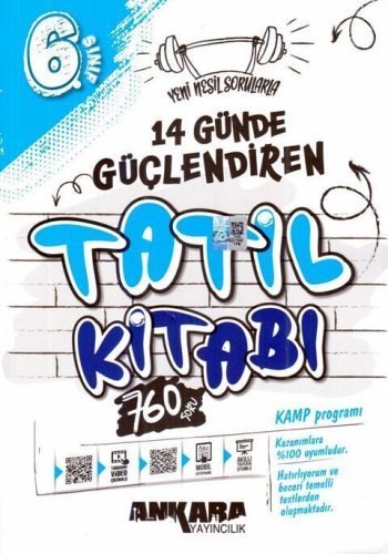 Ankara Yayıncılık 6. Sınıf 14 Günde Güçlendiren Tatil Kitabı Komisyon