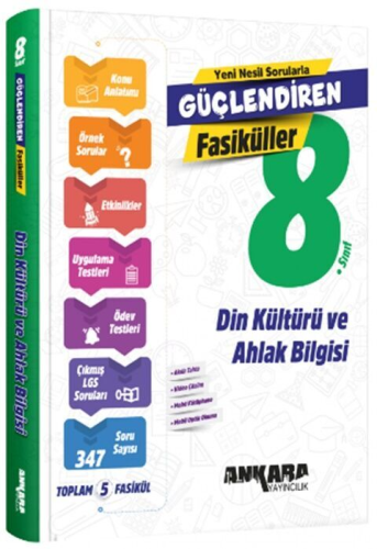 Ankara Yayıncılık 8. Sınıf Din Kültürü ve Ahlak Bilgisi Güçlendiren Fa