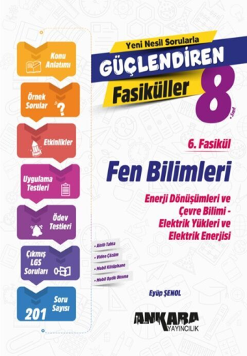 Ankara Yayıncılık 8. Sınıf Fen Bilimleri Güçlendiren 6 Fasikül Eyüp Şe