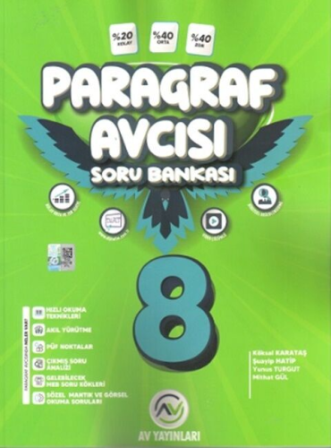 Av Akıllı Versiyon Yayınları 8. Sınıf LGS Paragraf Soru Bankası Köksal