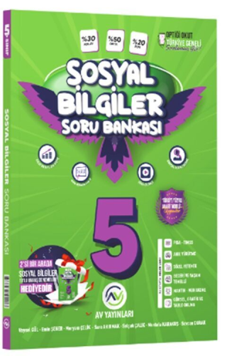 Av Yayınları 5. Sınıf Sosyal Bilgiler Soru Bankası Veysel Gül