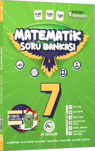 Av Yayınları 7. Sınıf Matematik Soru Bankası Ali Kırkpınar