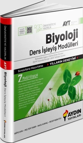 Aydın Yayınları AYT Biyoloji Ders İşleyiş Modülleri 7 Modül Meltem Tan