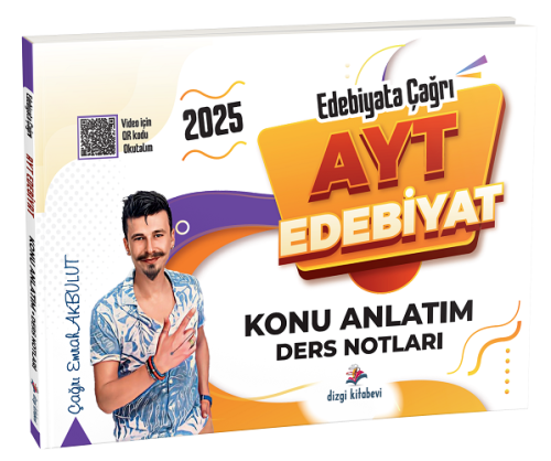 Dizgi Kitap Yayınları 2025 AYT Edebiyata Çağrı Konu Anlatım Ders Notla