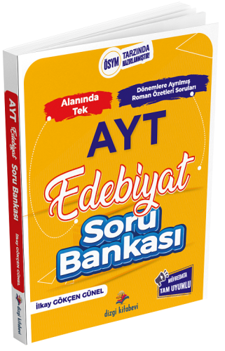 Dizgi Kitap Yayınları AYT Edebiyat Soru Bankası İlkay Gökçen Günel