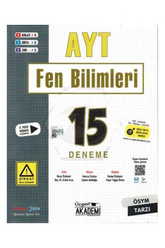 Üçgen Akademi AYT Fen Bilimleri 15 Deneme Musa Özdemir