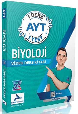 Paraf Yayınları Z Takım AYT Biyoloji Video Ders Kitabı Komisyon