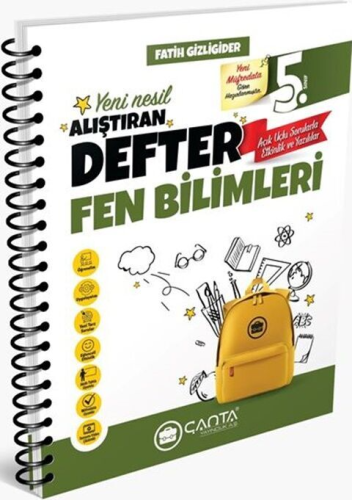 Çanta Yayınları 5. Sınıf Fen Bilimleri Okula Yardımcı Alıştıran Defter