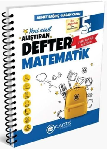 Çanta Yayınları 5. Sınıf Matematik Yeni Nesil Alıştıran Defter Ahmet S