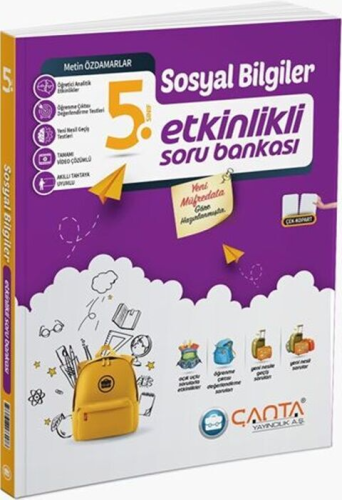 Çanta Yayınları 5. Sınıf Sosyal Bilgiler Etkinlikli Kazanım Soru Banka