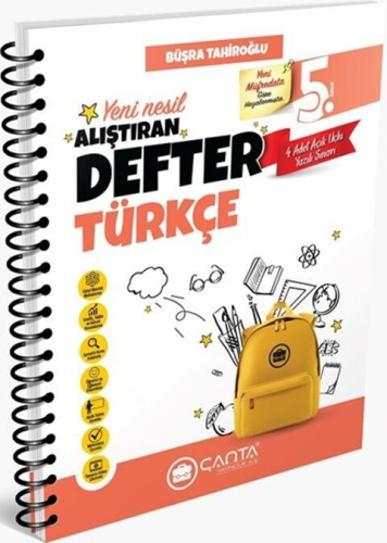 Çanta Yayınları 5. Sınıf Türkçe Okula Yardımcı Öğreten Defter Büşra Ta